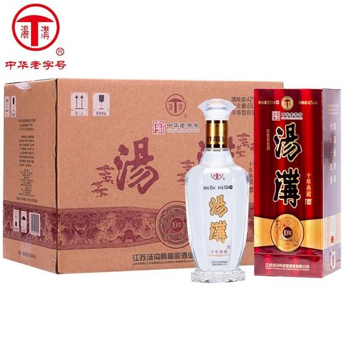 汤沟十年典藏酒 42度浓香型白酒 汤沟酒 江苏产白酒 500ml*6瓶整箱装