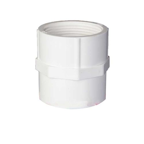 星期十 50mm白色pvc内丝直接直通管件接头水龙头活接给水管件配件定制