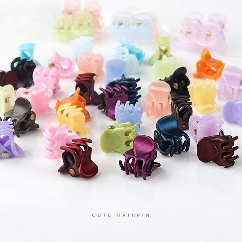 韩国彩色小抓夹可爱泫雅同款女孩迷你夹小号碎发发夹顶夹刘海发卡【2