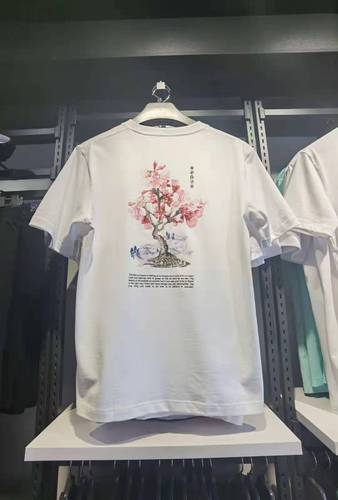 中国李宁樱花系列t恤短袖男女同款2021夏季新款运动服ahsr630/628