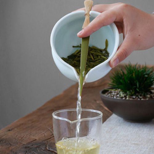 弓虽 绿茶专用泡茶碗 绿茶杯泡法 大号公道杯功夫茶具 220ml 绿茶泡茶