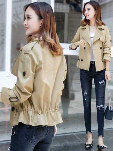 小个子外套女春秋季2021年新款夹克休闲上衣秋冬百搭