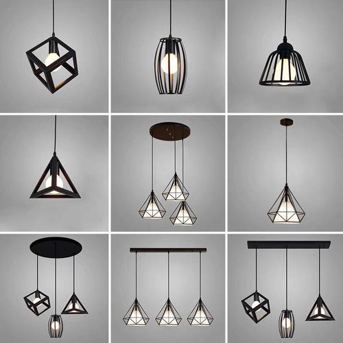 北欧网红三头吊灯现代简约餐厅卧室书房公寓过道流行个性创意灯具