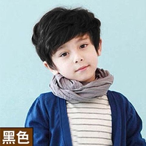 儿童假发男孩儿童假发小男孩短发整顶m假头套男童假发