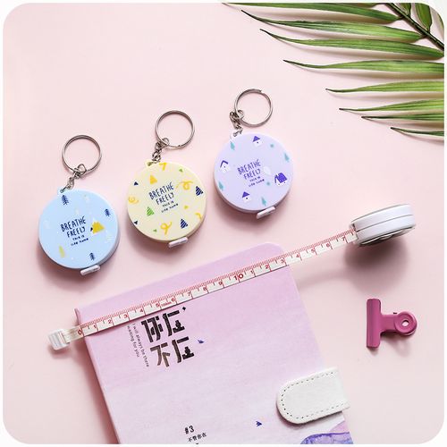 迷你尺子卷尺小皮尺量三围腰围胸围臀围随身软尺可爱家用1.5米尺