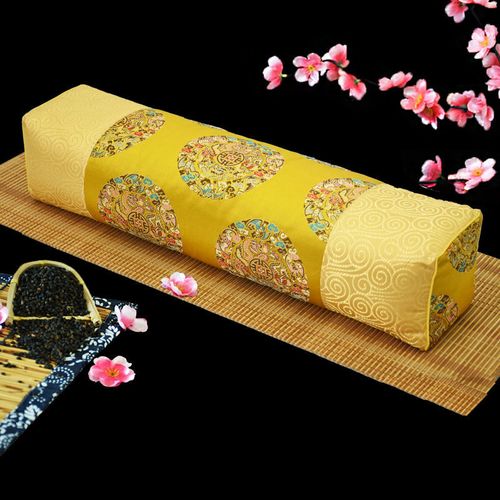 中式仿古枕头宫廷皇帝复古方枕苦荞麦古代老式长方形单人护颈椎枕