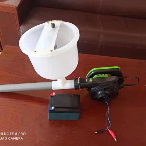 电动喷粉机大棚喷粉机电池干粉喷粉器养殖厂消毒器手拿喷粉器【4月14