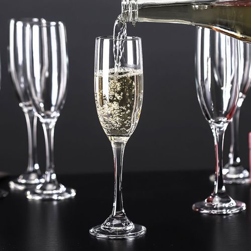 欧式透明玻璃杯香槟杯高脚杯红酒杯葡萄酒杯鸡尾酒杯气泡杯笛形杯