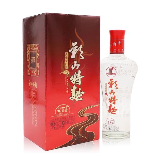 彩山酒 38°彩山特曲客来香480ml*6 浓香型白酒 整箱