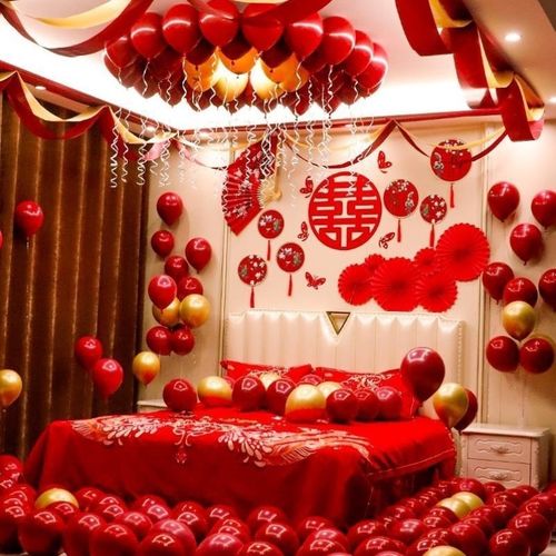 婚房主卧布置男方用品结间装饰女方卧室浪漫婚庆结婚用品大全