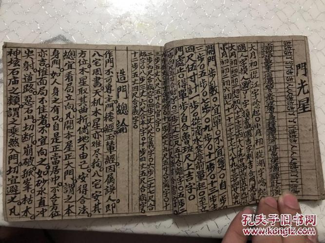 手抄风水书 玉辇经安门法定局 袁天罡楼经开门法 玉辇