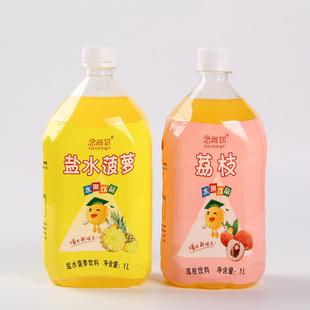 厂家直销1升水果饮料菠萝荔枝果汁夏季饮品果蔬汁招代理加盟