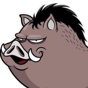 野猪头像卡通