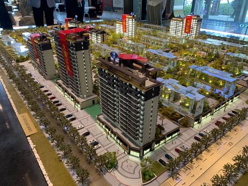 建发五象印月沙盘图图片31883451