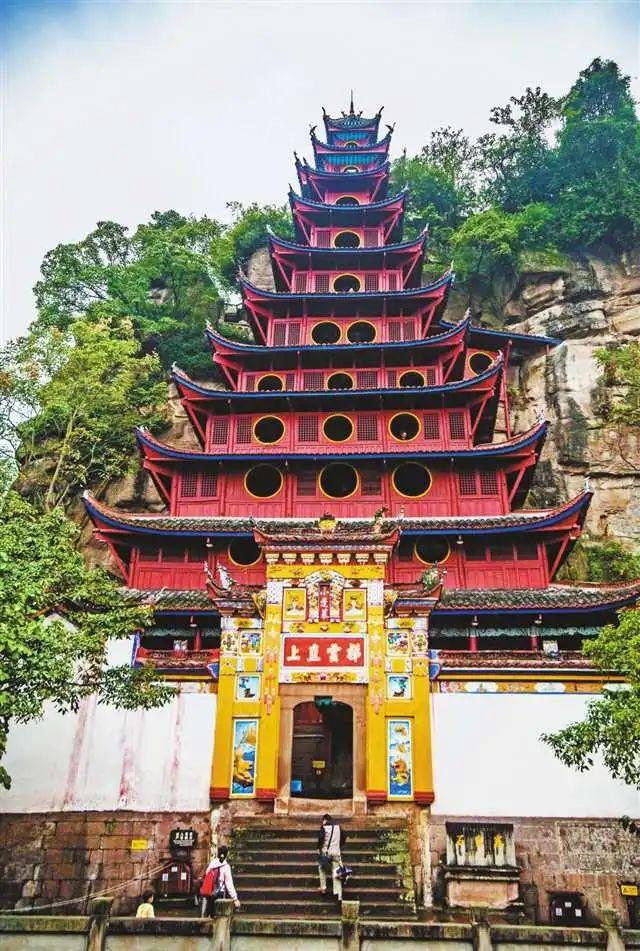 打卡巴渝美景|"长江盆景"石宝寨|石宝寨|重庆市_新浪