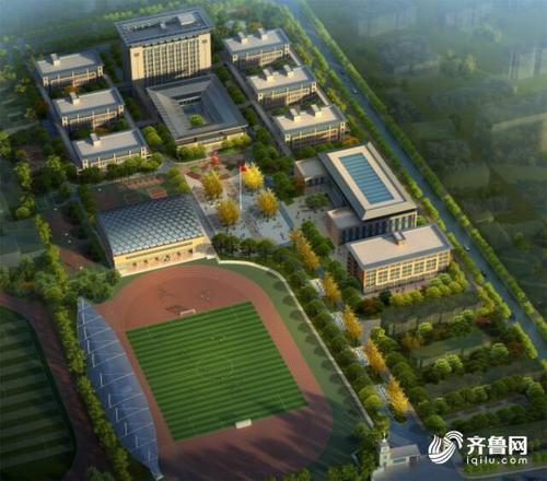 2022年9月投入使用威海文登一中原址重建工程奠基