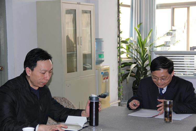 三门峡市中级人民法院院长李志增一行 莅临我所调研座谈