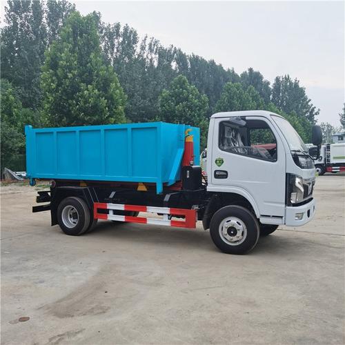 遥控式勾臂垃圾车蓝牌勾臂式垃圾车摆臂式垃圾车