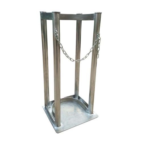 不锈钢氧气瓶固定支架定制乙炔瓶钢瓶架多气瓶固定架防碰撞钢瓶架