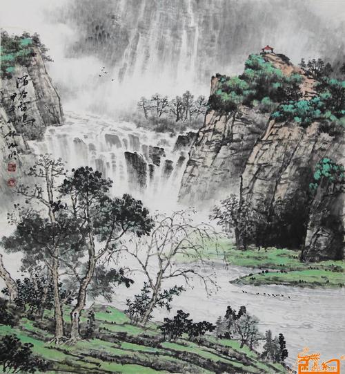 国画 名家 于汝旺国际艺栈作品交易平台