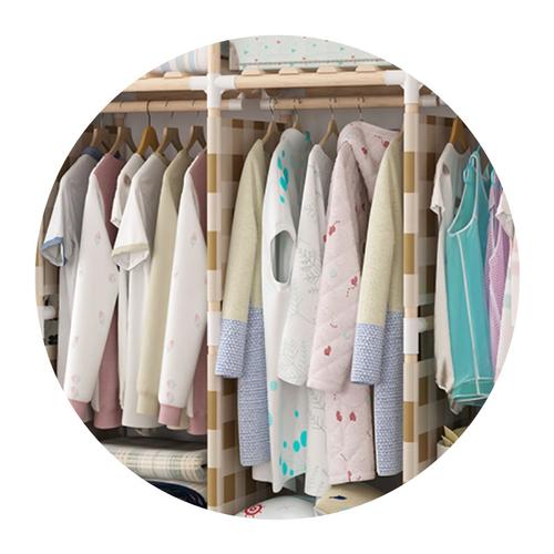 衣柜小型衣橱卧室大衣可挂被子布衣柜衣柜