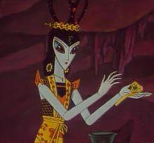 《葫芦兄弟》里拥有如意的金蛇精和《葫芦小金刚》里拥有锦囊的青蛇精