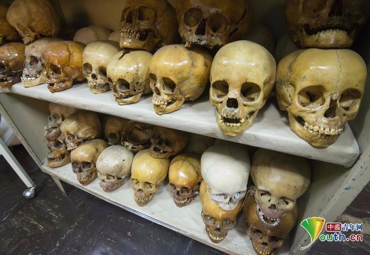 秘鲁人骨博物馆内景曝光 真人骷髅标本成排摆