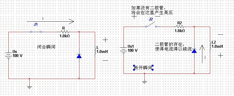 电容,电感的充放电过程
