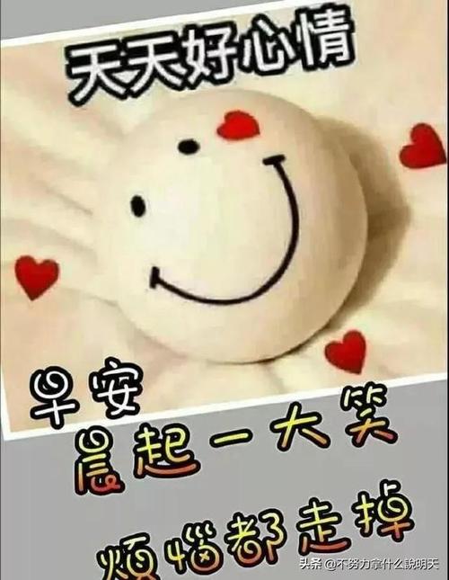 最棒的早安问候图片动态表情祝福朋友一天好心情