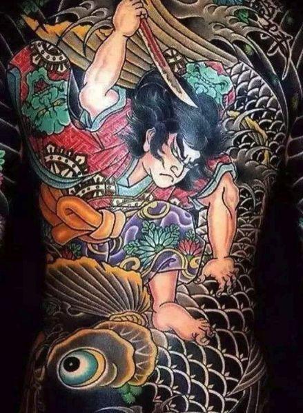 《鬼若丸杀鱼》-歌川国芳■以下内容,请锦鲤的公关注意■鲤鱼吧,就更