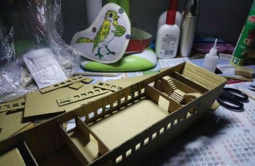 干货如何用瓦楞纸制作纸板船的详细教程