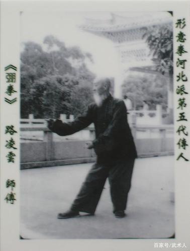 形意拳大师尚云祥高足路凌云的一组拳照,老前辈气势非凡!