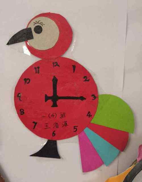 二年级手工做钟面图片崇文学校一二年级创意钟面制作比赛