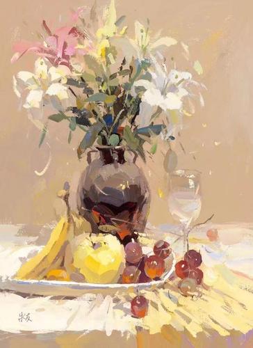 水粉色彩|艺考学习临摹素材大全合集分享,水粉静物作品赏析4