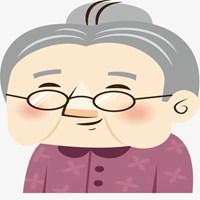 老婆婆戴眼镜卡通头像_微信头像图片大全
