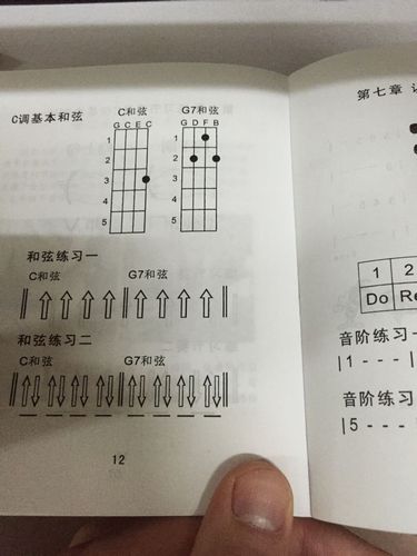 尤克里里到底怎么看谱,怎么弹啊 这个教程我根本看不懂 有没有白话文