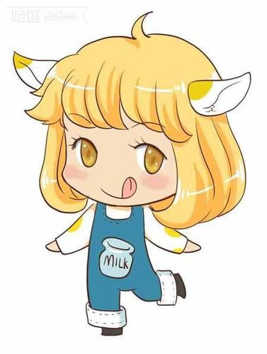 金牛座漫画少女简笔画