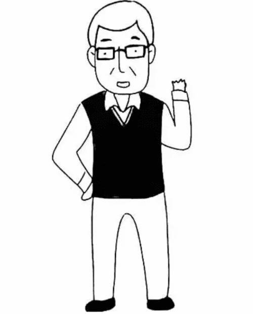 父亲人物简笔画图片_父亲人物儿童绘画图集 爸爸简笔画