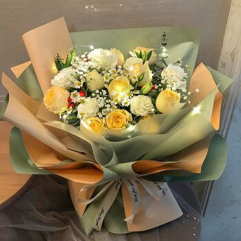 西安鲜花速递同城朵红玫瑰花束宝鸡咸阳铜川汉中生日