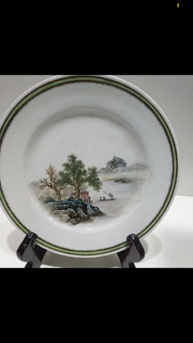 景德镇艺术瓷厂567山水瓷盘鉴定详情