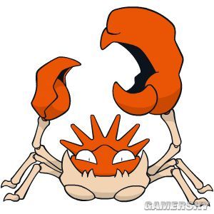 巨钳蟹和大钳蟹的简笔画