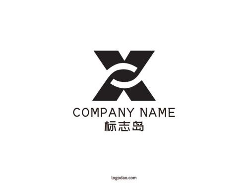 x字母创意标志logo设计免费下载