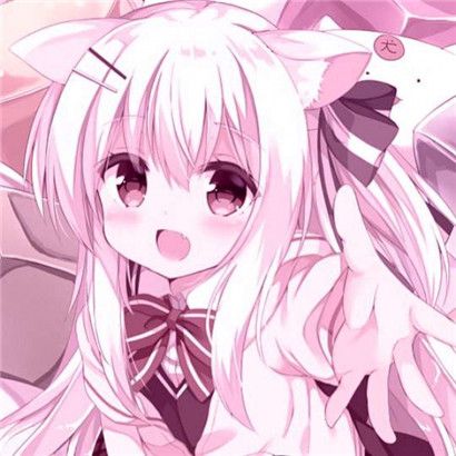 qq头像女生粉色系卡通头像吧