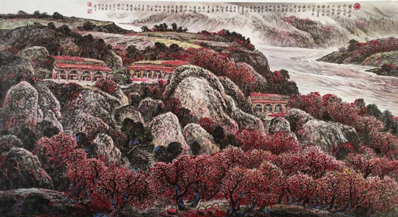 【以素为绚】"杨建兮"中国画山水画集部分作品欣赏