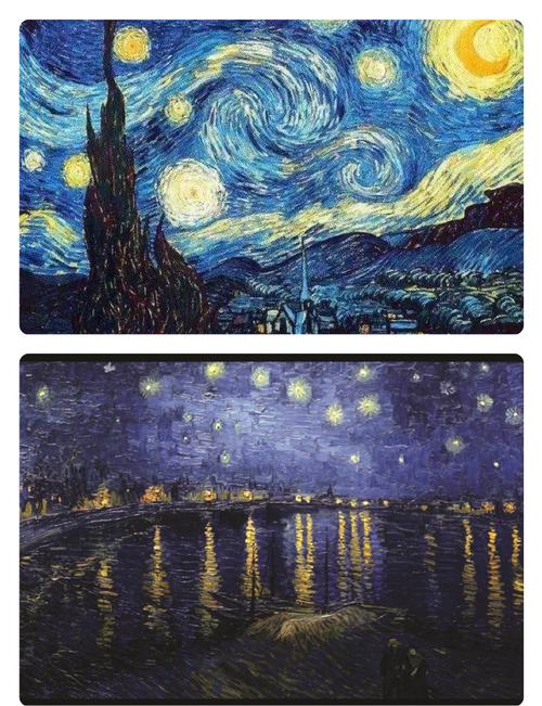 名画名著欣赏——《罗纳河上的星夜》