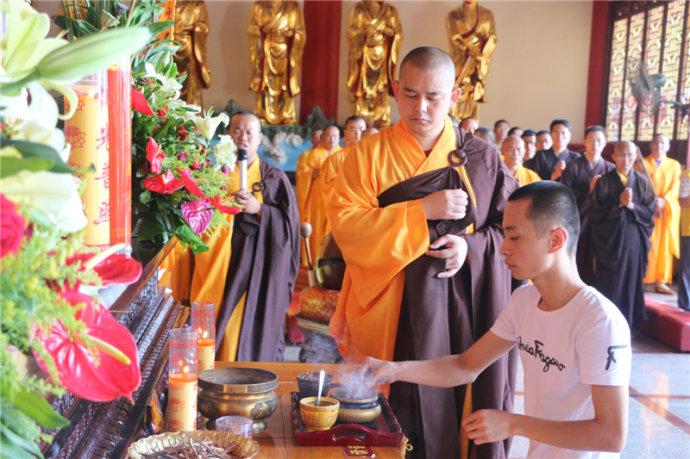清泉古寺水陆大法会第四天——请上堂,供上堂