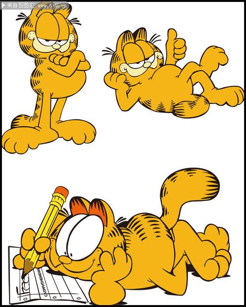 加菲猫简笔画——儿童画中级课程5岁以上