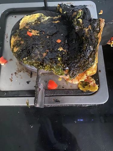本来我以为是煎鸡蛋饼糊了!