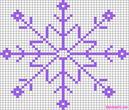毛衣雪花图案