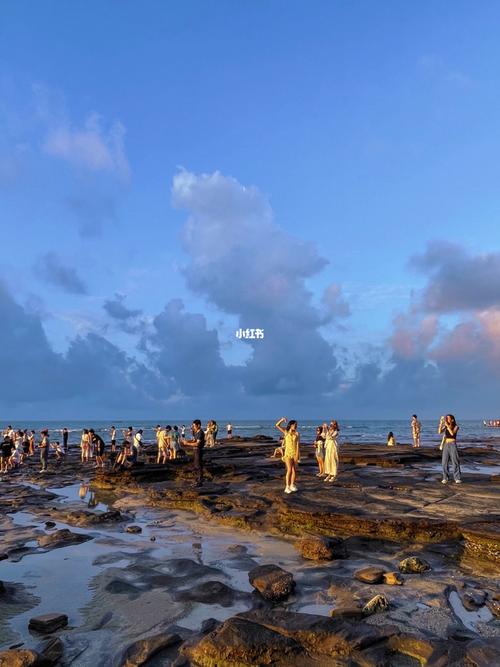 涠洲岛旅游|五彩滩日出_涠洲岛_日出_五彩滩_海滩_旅行_海边_五彩滩